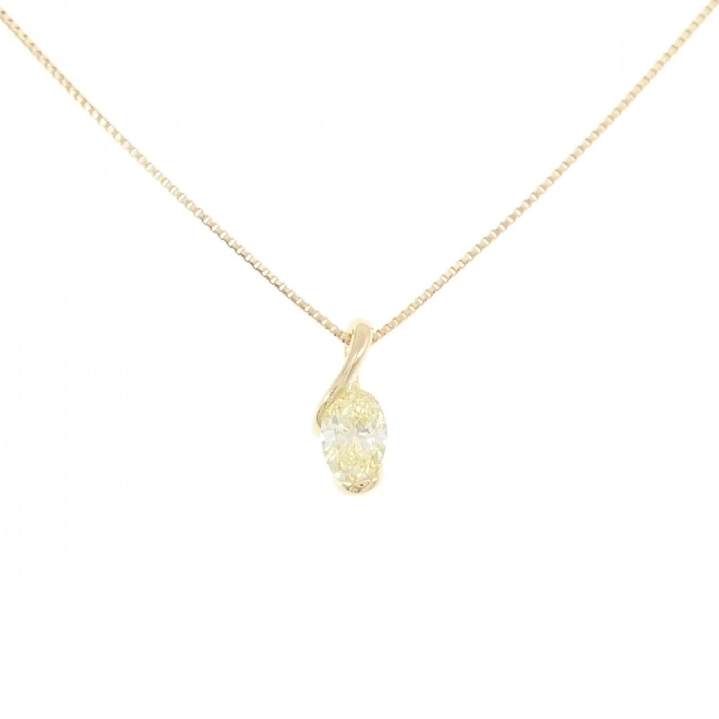 K18YG Dây chuyền kim cương 0.33CT - Hàng hiệu Chính hãng 860407