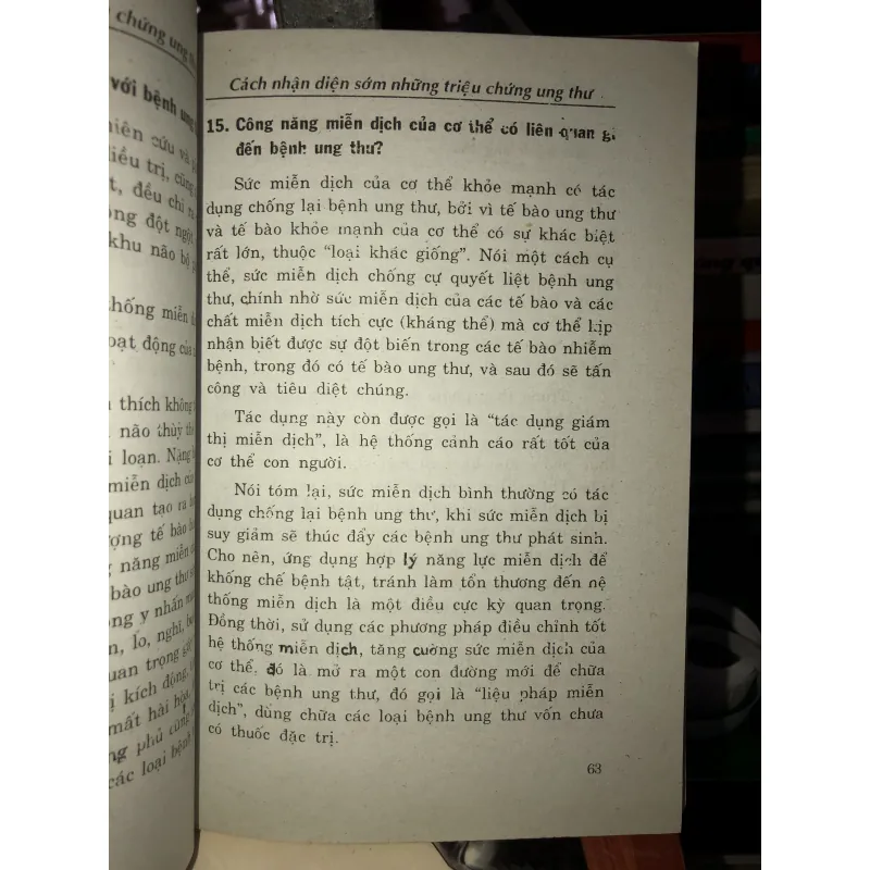 Nhận diện sớm những triệu chứng ung thư - Nguyễn Nguyên Quân 781006