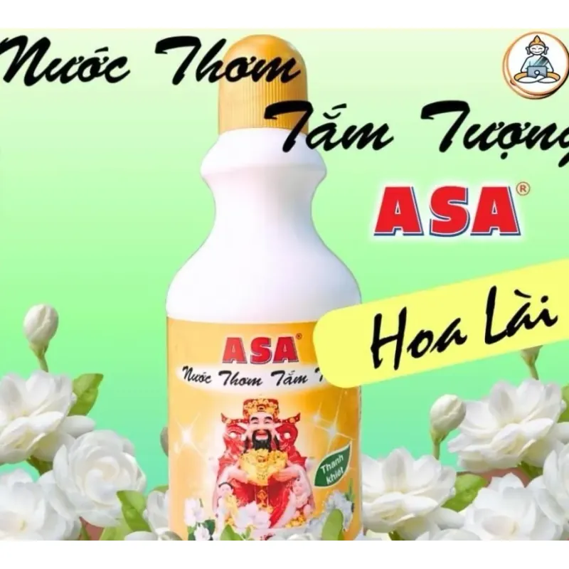 Nước thơm tắm tượng ASA Hoa Lài 300ml - Lau tượng Phật, lau bàn thờ, tẩy uế, tăng tài lộc 795865