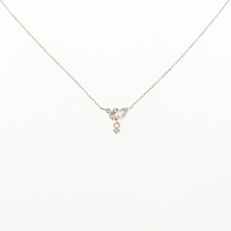 K10YG Đá Topaz Trắng Dây Chuyền - Hàng hiệu Chính hãng 859470