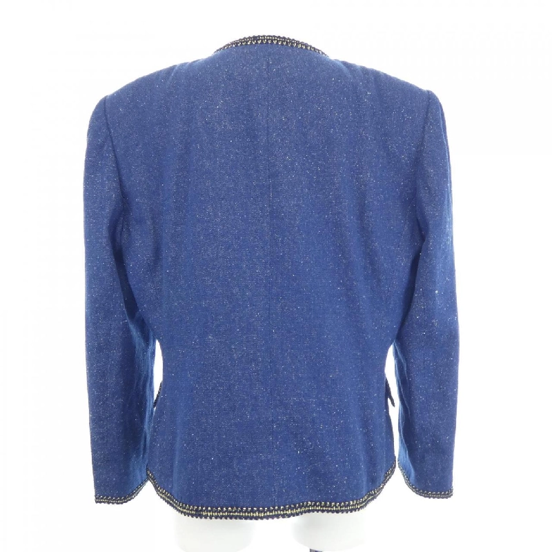 【Mã giảm giá】【Cổ điển】Thời trang Leonar LEONARD FASHION Áo khoác không cổ 638818