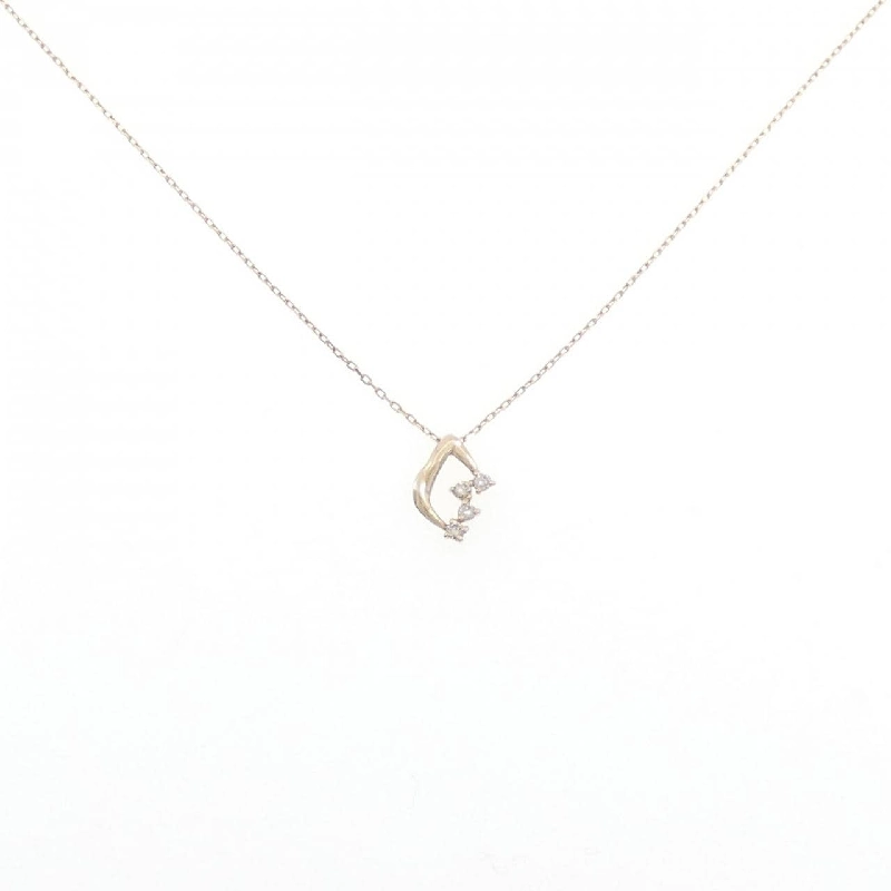 K10YG Dây chuyền kim cương 0.03CT - Hàng hiệu Authentic 857898