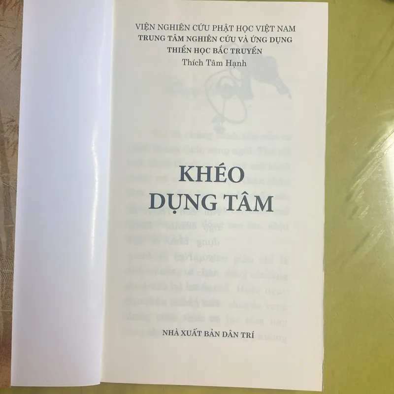 Khéo dụng Tâm - Thích Tâm Hạnh - Thiền Viện Trúc Lâm Bạch Mã 604711