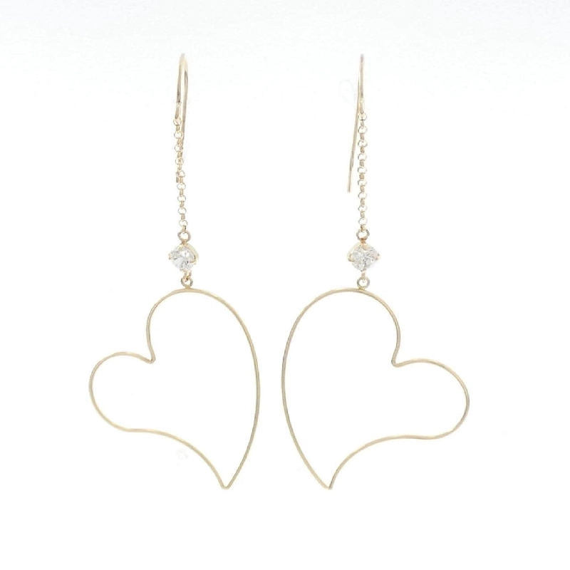 K10YG Bông tai hình trái tim - Hàng hiệu Chính hãng 871813