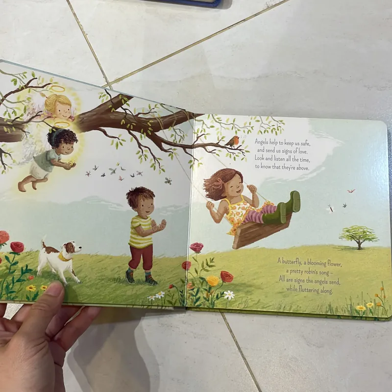 NGOẠI VĂN tiếng anh trẻ em : My Little Angels - sách bìa cứng dày - Rainstorm  1027542