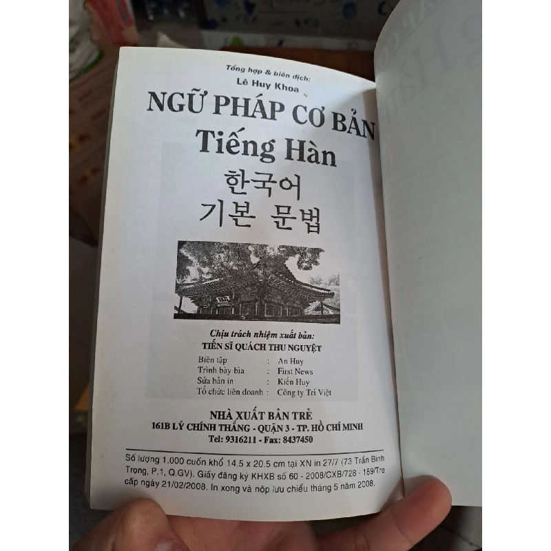 Ngữ pháp cơ bản tiếng Hàn - Lê Huy Khoa HỌC NGOẠI NGỮ HCM1008 919904