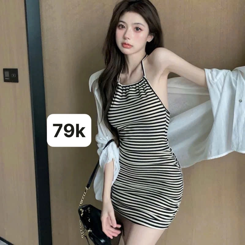 Váy body kẻ 534078