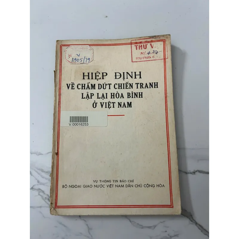 Hiệp định về chấm dứt chiến tranh, lập lại hòa bình ở Việt Nam 758324