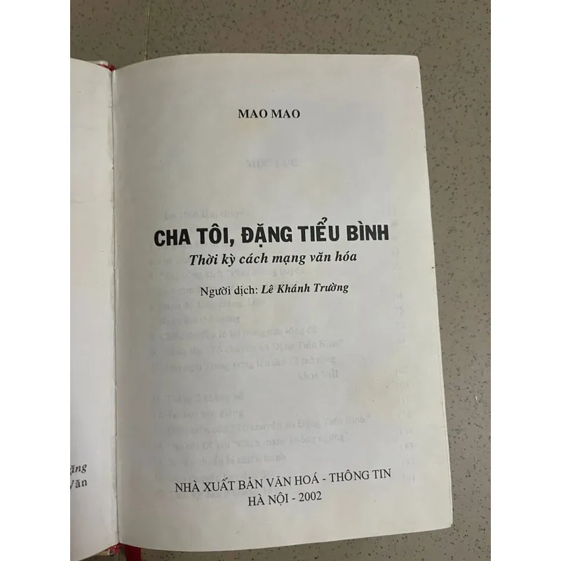 CHA TÔI ĐẶNG TIỂU BÌNH - BÌA CỨNG 730880