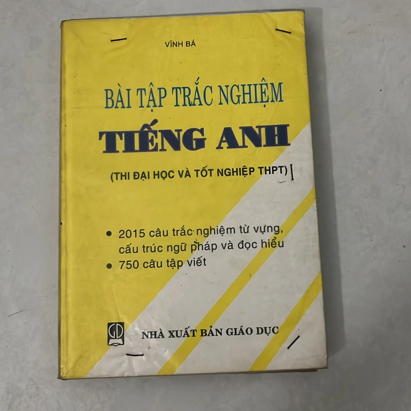 Bài tập tiếng Anh trắc nghiệm - Vĩnh Bá 505533