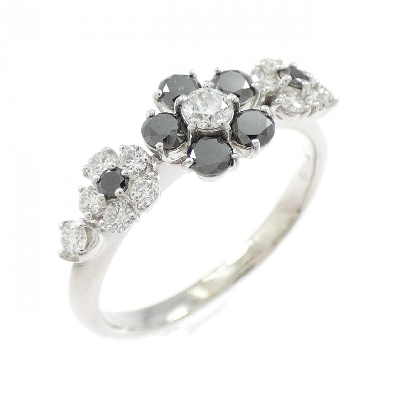 Nhẫn kim cương hoa K18WG 0.30CT - Hàng hiệu chính hãng 850612