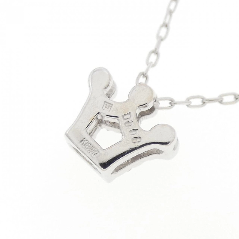K18WG Vương miện Dây chuyền Kim cương 0.08CT - Hàng hiệu Chính hãng 861380