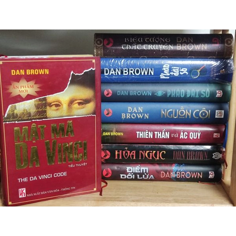 Combo 7 tác phẩm của Dan Brown MẬT MÃ DAVINCI (Bản 2006) (PHÁO ĐÀI SỐ TÙY CHỌN) 205889