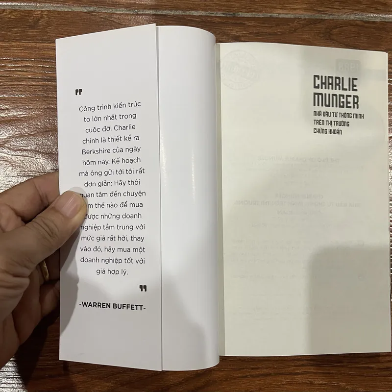 Nhà đầu tư thông minh trên thị trường chứng khoán - Charlie Munger (7) 605513