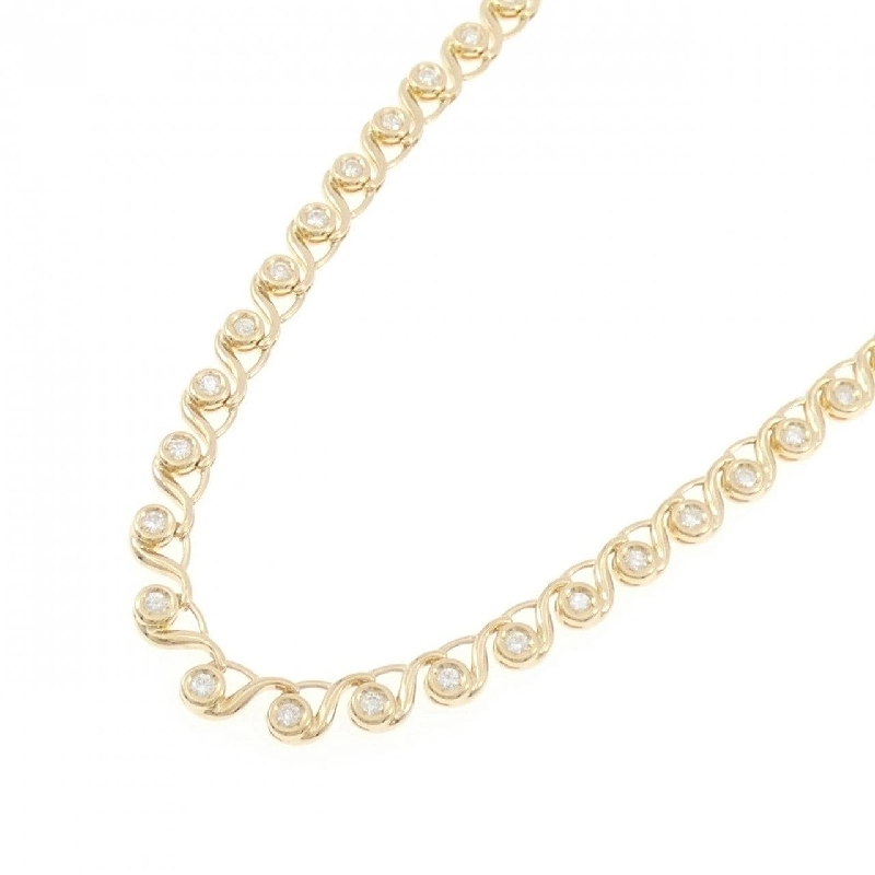 K18YG Dây chuyền kim cương 2.00CT - Hàng hiệu Chính hãng 860726