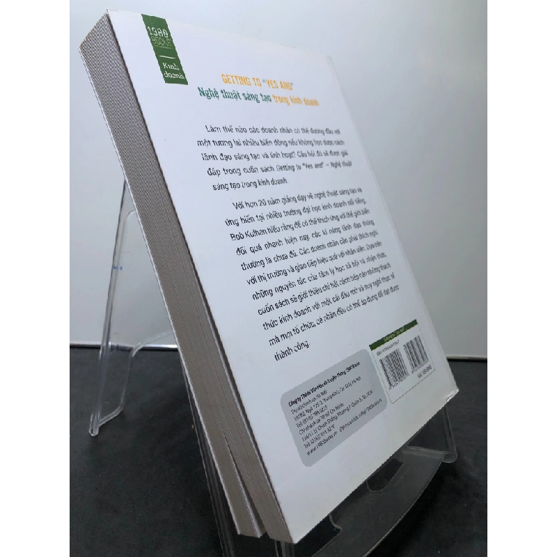 Getting to "Yes and" Nghệ thuật sáng tạo trong kinh doanh 2018 mới 85% bẩn nhẹ Bob KulHan và Chuck Crisafulli HPB0308 KỸ NĂNG 195607