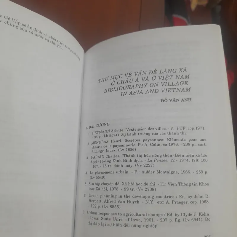 LÀNG XÃ Ở CHÂU Á VÀ Ở VIỆT NAM (kỷ yếu hội thảo khoa học) 709153