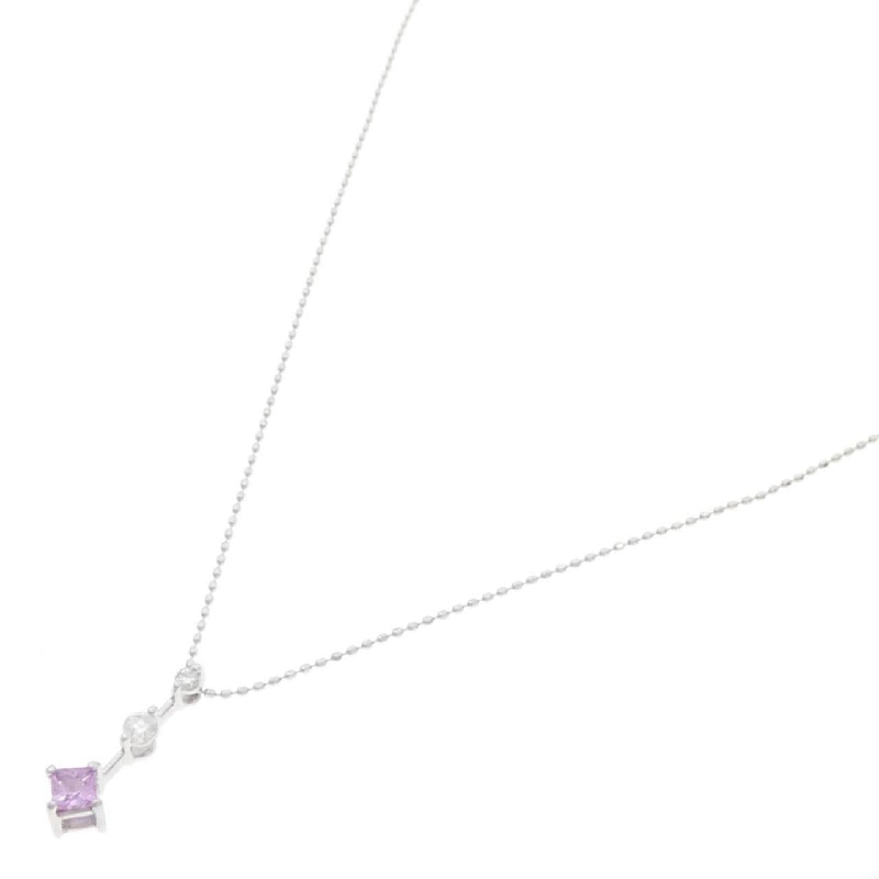 K18WG Sapphire Necklace 0.24CT - Hàng hiệu Authentic 860314