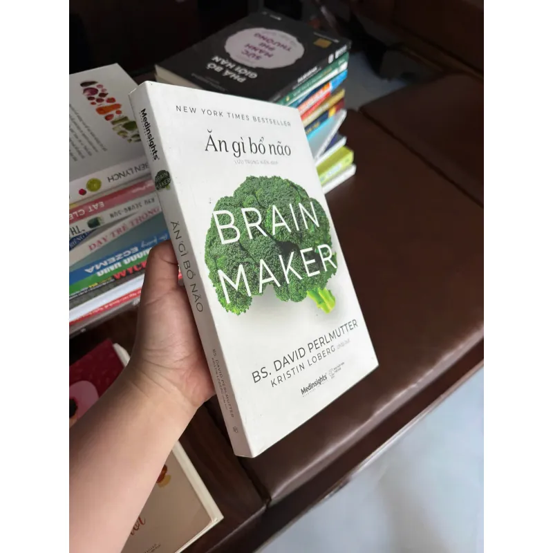 ĂN GÌ BỔ NÃO (BRAIN MAKER) – David Perlmutter | Sách dinh dưỡng & sức khỏe não bộ - K4 1023584
