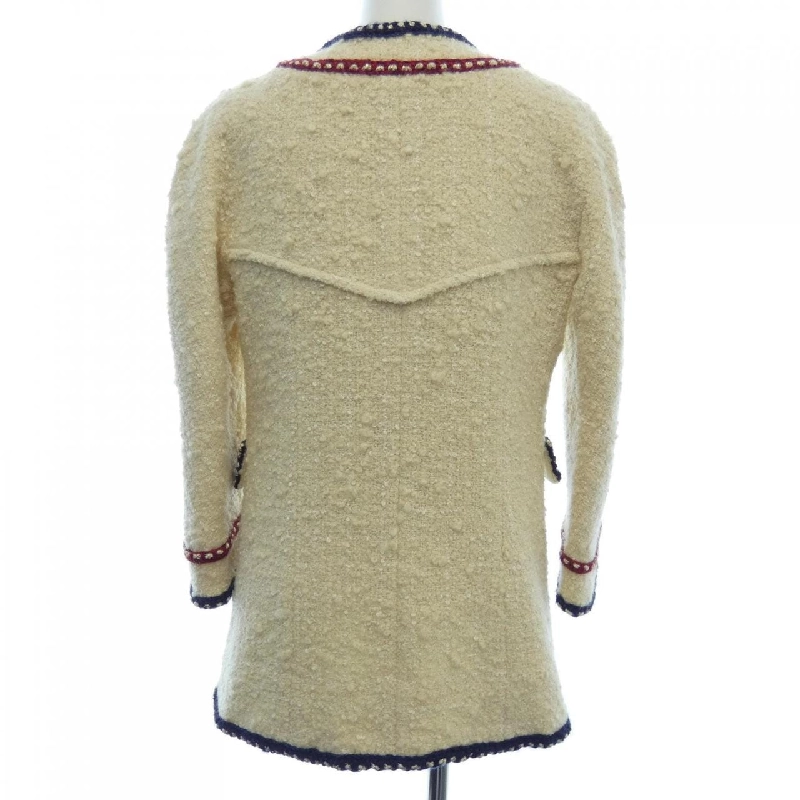 【Khuyến mãi】Áo khoác không cổ CHANEL 636871