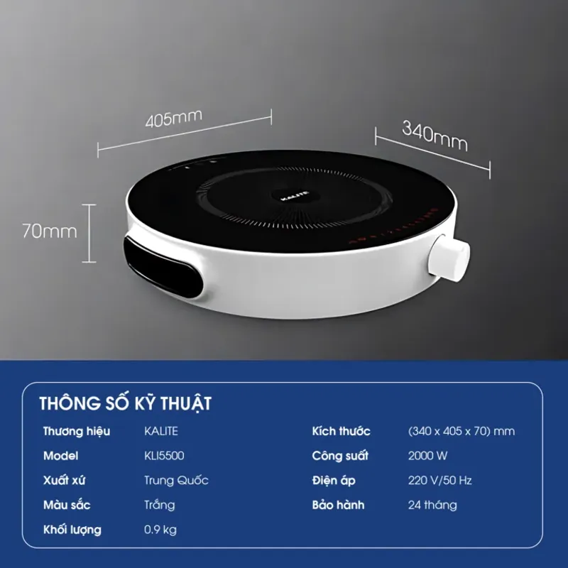 🌈 Bếp từ đơn Kalite KLI5500 – Sang Trọng, Bền Bỉ, Thích Hợp Mọi Gian Bếp 🍲 714210