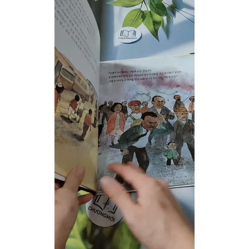 [Tặng nẹp góc] Truyện thiếu nhi Hàn Quốc: Danh nhân 60 -  지인지기 인물 이야기: 마틴 루서 킹 732009