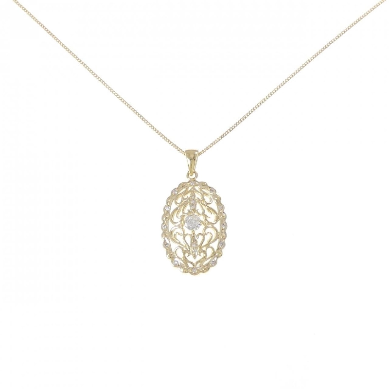 K18YG Dây chuyền kim cương 0.222CT - Hàng hiệu Chính hãng 859784