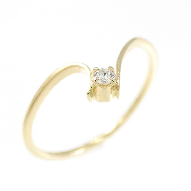 Nhẫn kim cương K18YG 669790