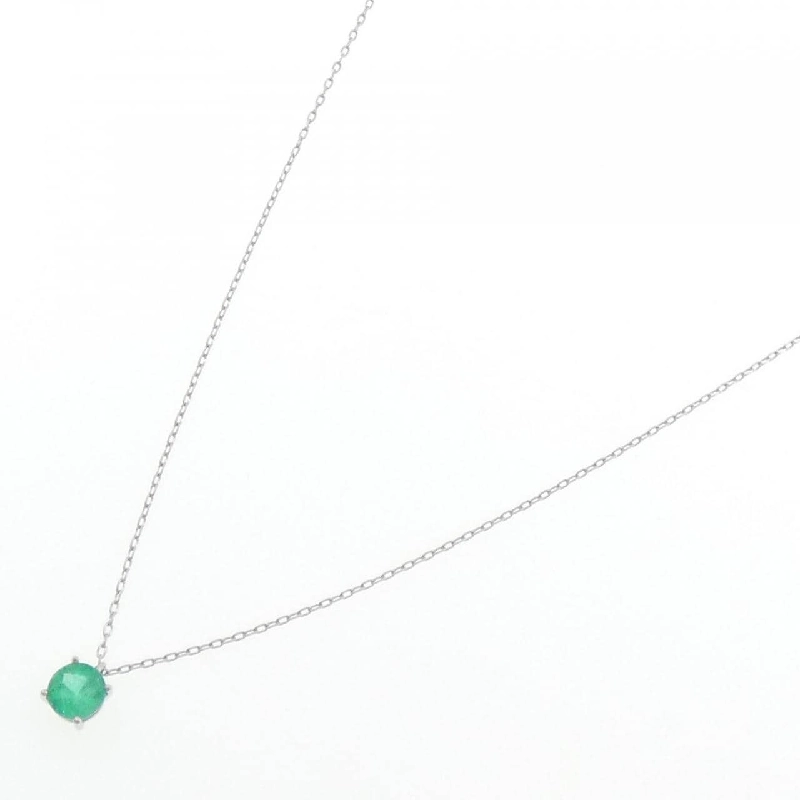 Dây chuyền ngọc lục bảo PT950 0.40CT - Hàng hiệu Authentic 857893