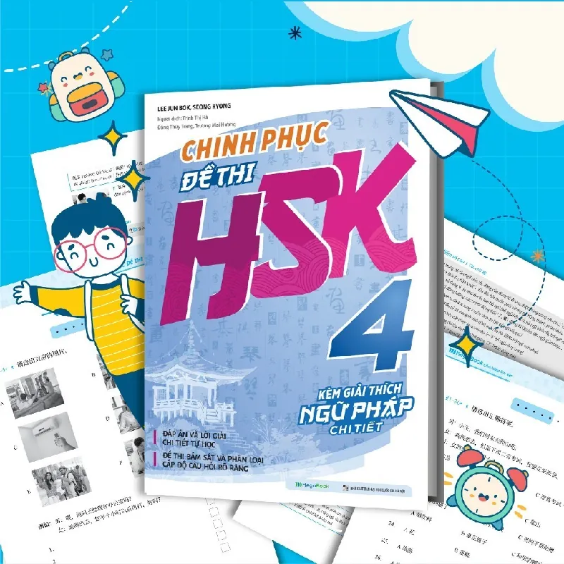 Sách - Chinh phục đề thi HSK 4 (Kèm giải thích ngữ pháp chi tiết) - Megabooks - NENA2509 Blogmeo21025 580741