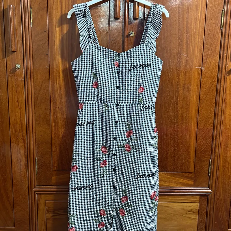 Váy dài 2 dây bản to  720335