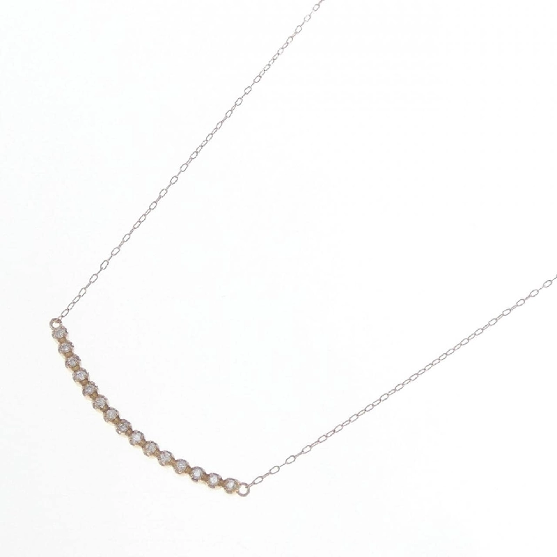 K18PG Dây chuyền kim cương 0.10CT - Hàng hiệu Chính hãng 860148