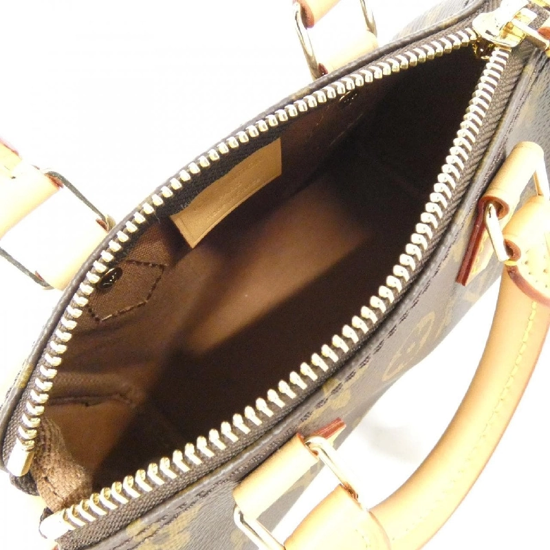 Túi xách Boston Louis Vuitton Monogram Nano Speedy M81085 614347