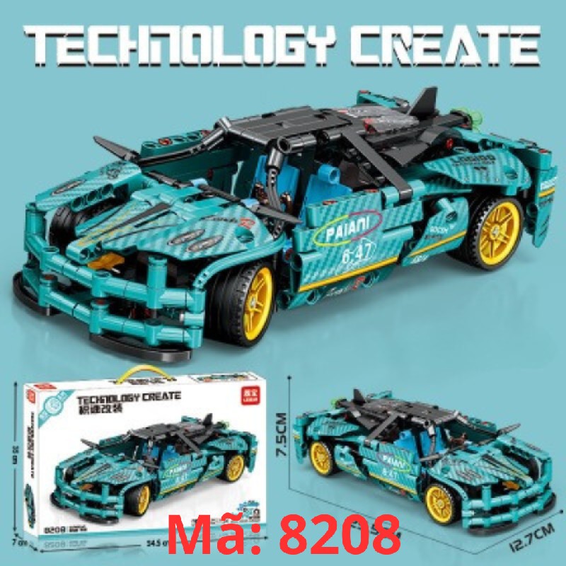 Bộ lego siêu xe mini 11922