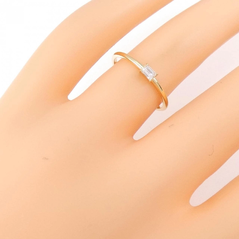 Nhẫn kim cương K18YG 0.10CT - Hàng hiệu Chính hãng 856554