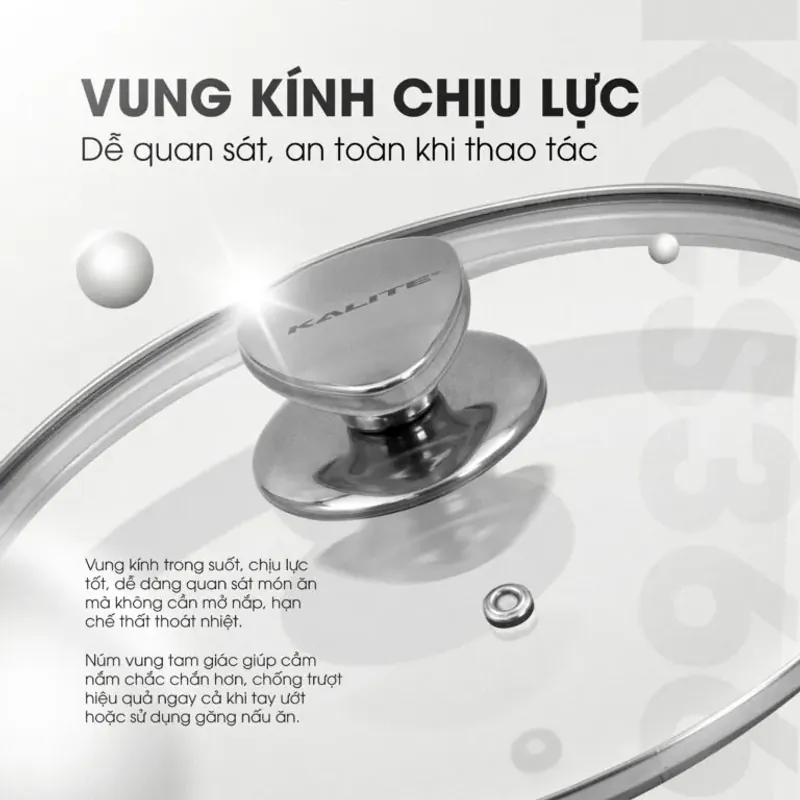 Bộ 3 nồi inox Kalite KCS366 bền đẹp 593773