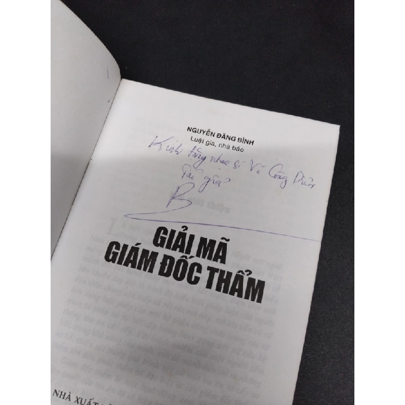 Giải mã giám đốc thẩm mới 80% ố bẩn nhẹ có chữ ký tác giả 2007 HCM2207 Nguyễn Đăng Bình KỸ NĂNG 190620