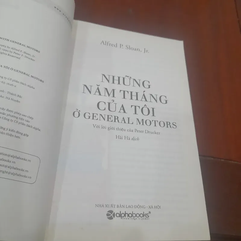 Alfred P. Sloan, Jr. - NHỮNG NĂM THÁNG CỦA TÔI Ở GENERAL MOTORS 591719