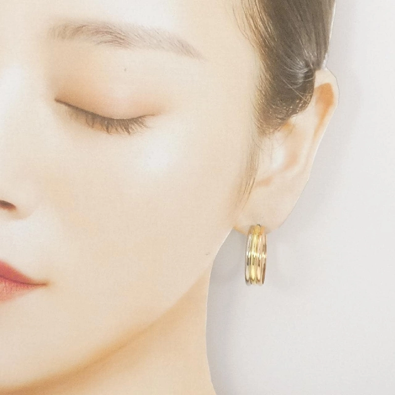 K18 Ba màu Bông tai - Hàng hiệu Chính hãng 868006