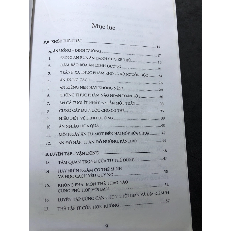 Những quy tắc để sống khoẻ 2009 mới 80% ố bẩn nhẹ AlphaBooks HPB3007 KỸ NĂNG 450801