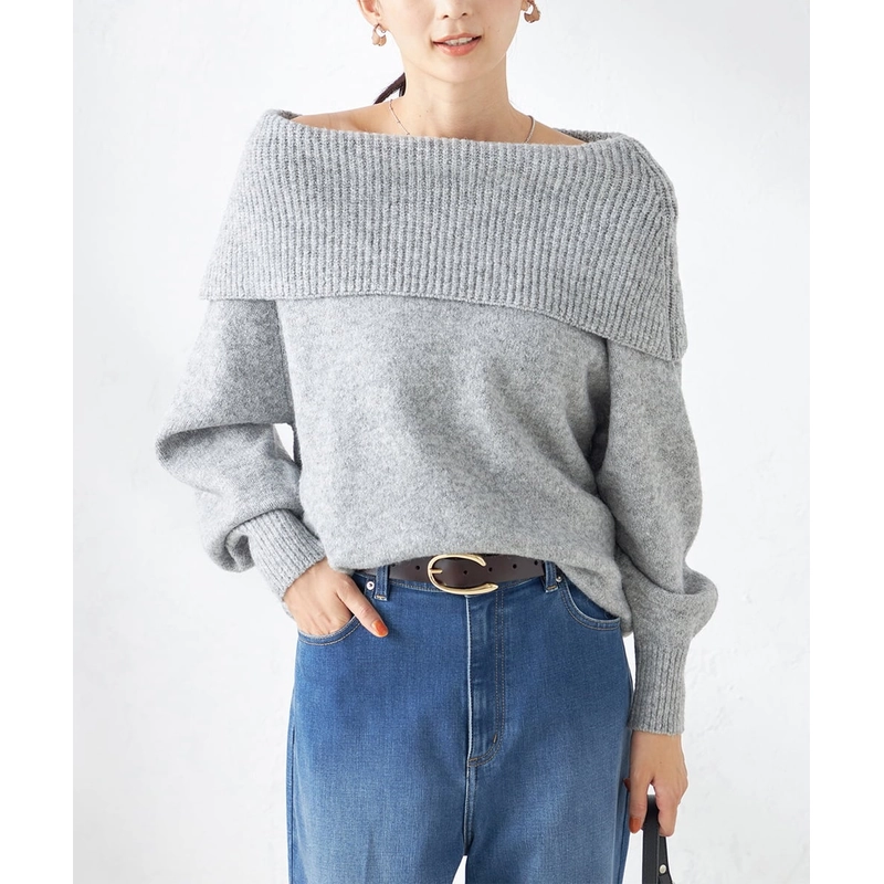 ÁO LEN BẸT VAI - XÁM UNI [SIZE L] 329542