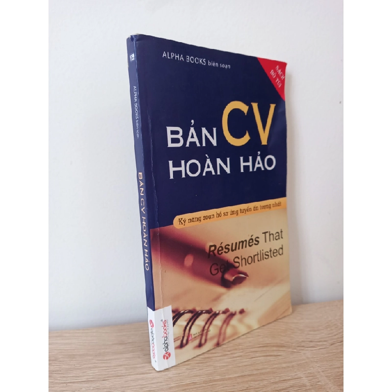 [Phiên Chợ Sách Cũ] Bản CV Hoàn Hảo - Alpha Books biên soạn 1602 ASB Oreka Blogmeo 230225 389533