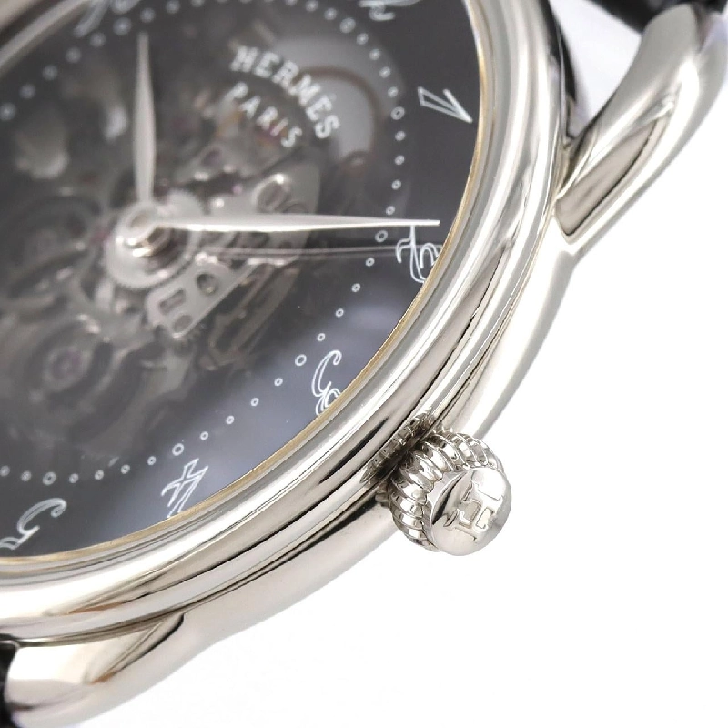 Đồng hồ Hèrmes Arceau Skeleton AR2.710 SS tự động - Hàng hiệu Authentic 882854