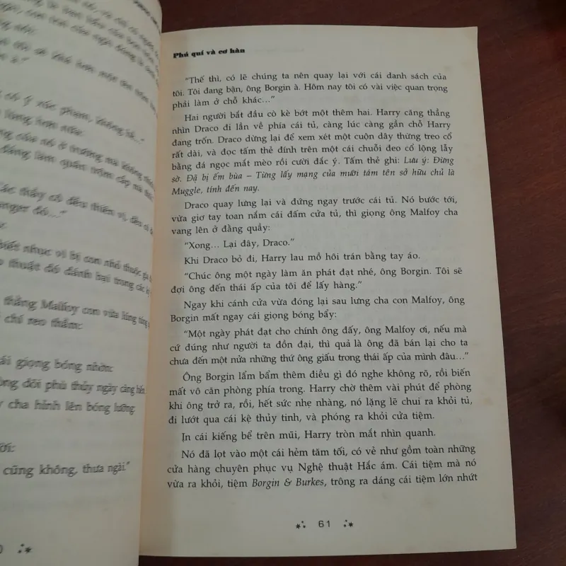 HARRY POTTER VÀ PHÒNG CHỨA BÍ MẬT - J.K.ROWLING ( LÝ LAN DỊCH) 1002340