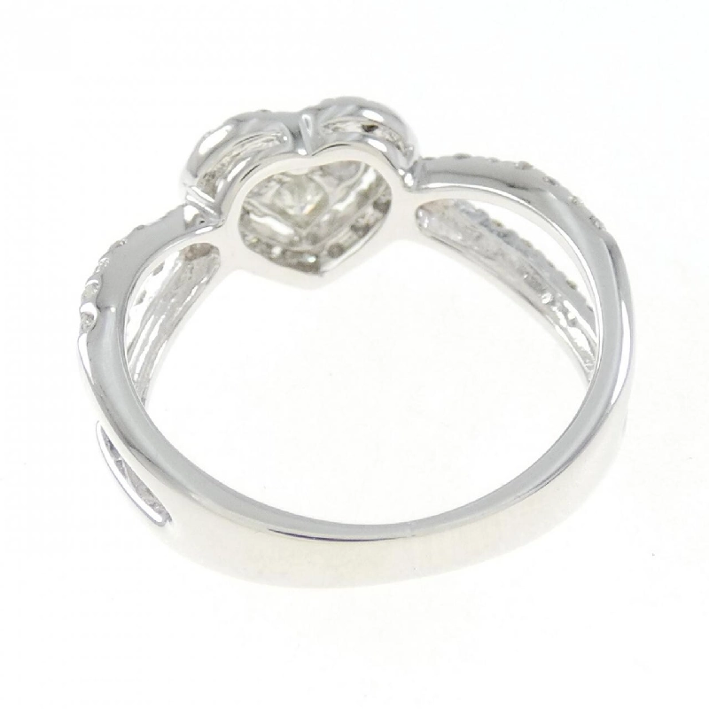 Nhẫn kim cương hình trái tim K18WG 0.56CT - Hàng hiệu chính hãng 855876