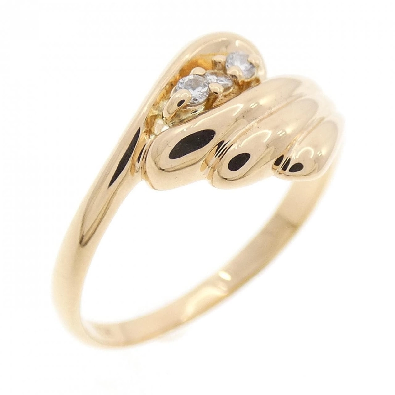 Nhẫn kim cương ba viên K18PG 672281