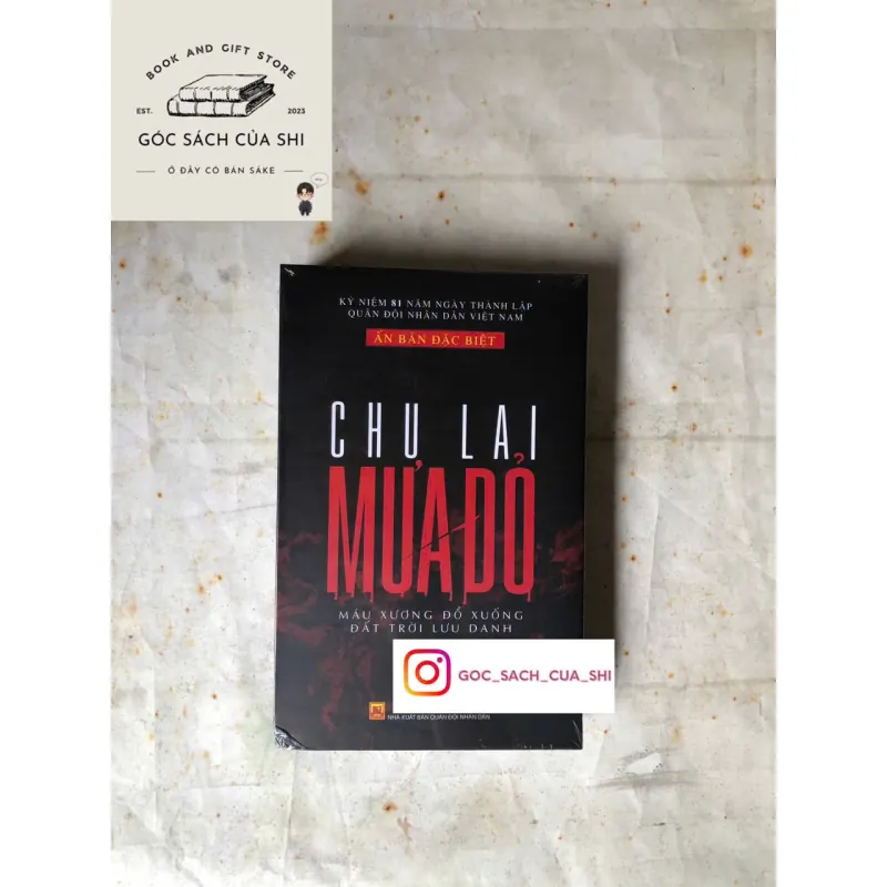 Mưa Đỏ - Ấn Bản Bìa Cứng - Kèm Hộp + Chữ Ký Scan | Chu Lai 745459