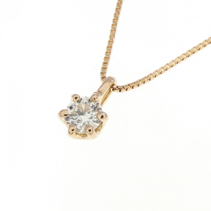 Dây chuyền kim cương K18YG 0.10CT - Hàng hiệu Chính hãng 862443