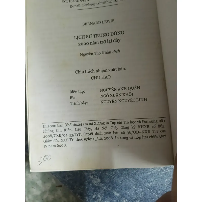 Lịch sử Trung Đông 2000 năm trở lại đây - Bernard Lewis 564851