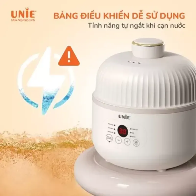 Nồi nấu chậm đa năng UNIE USC08W 0.8L chính hãng, 6 chức năng, hẹn giờ 12 tiếng tiện lợi 588863